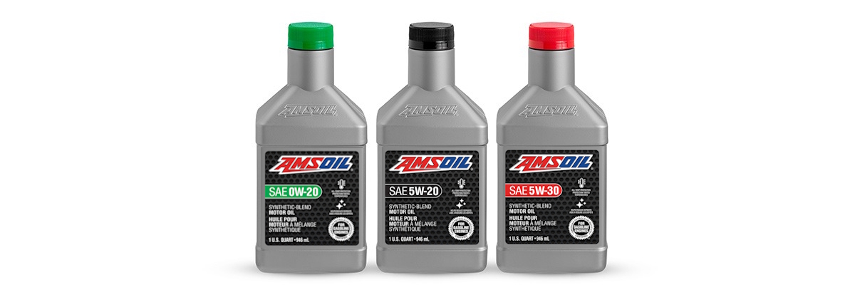 AMSOIL Synthetic-Blend Motor Oil in 0W-20, 5W-20, 5W-30